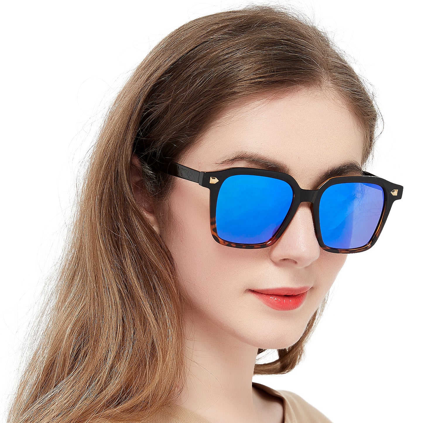 OCCI CHIARI Polarized Sunglasses for Women Vintage Oversized Sun Glasses UV400 Protection OC5072