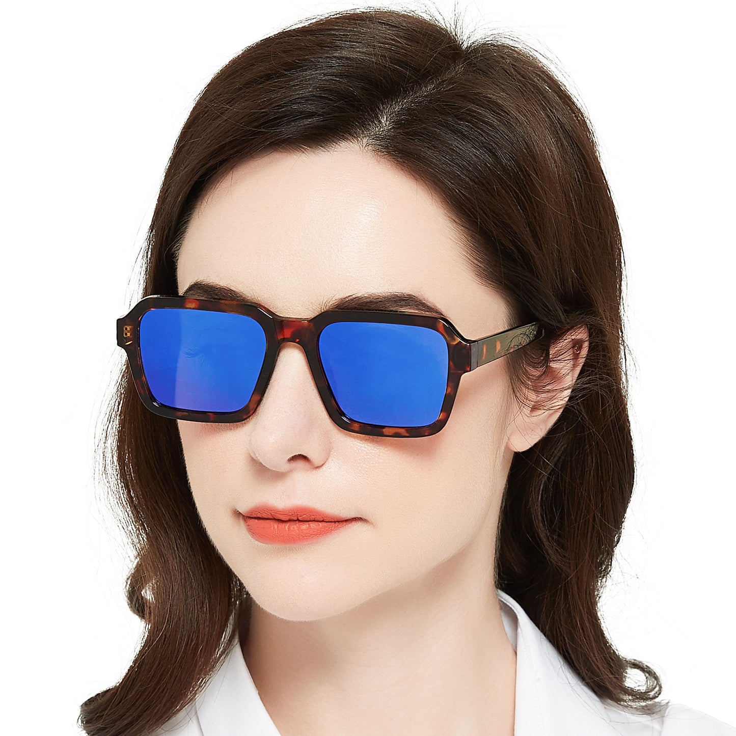 OCCI CHIARI Trendy Polarized Sunglasses for Women Vintage Large Sun Glasses UV400 Protection OC5073