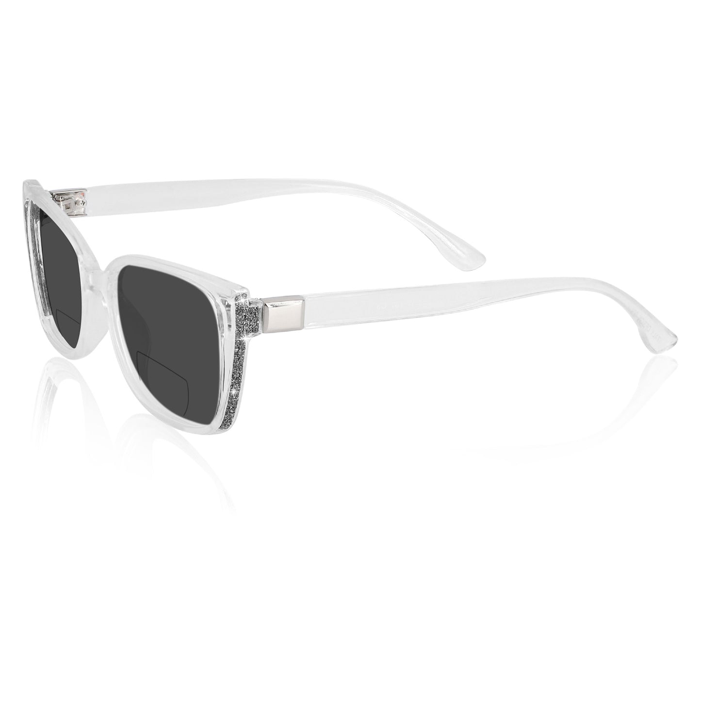 OCCI CHIARI Bifocal Reading Sunglasses Womems Large Blue Light Blocking Sun Readers Outdoor UV400 ABL5117BS