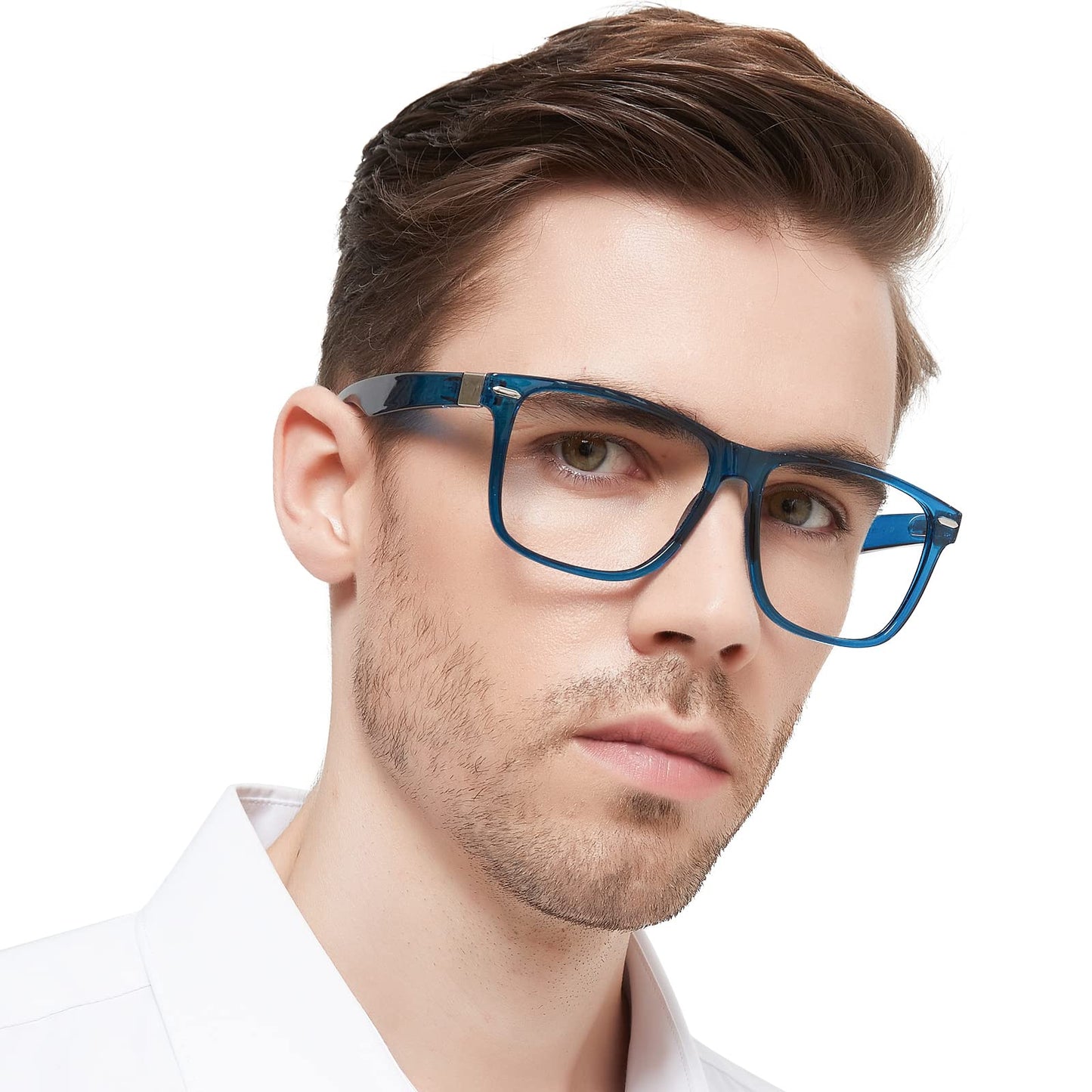 OCCI CHIARI Oversized Reading Glasses Men Stylish Square Readers 1.0 to 6.0