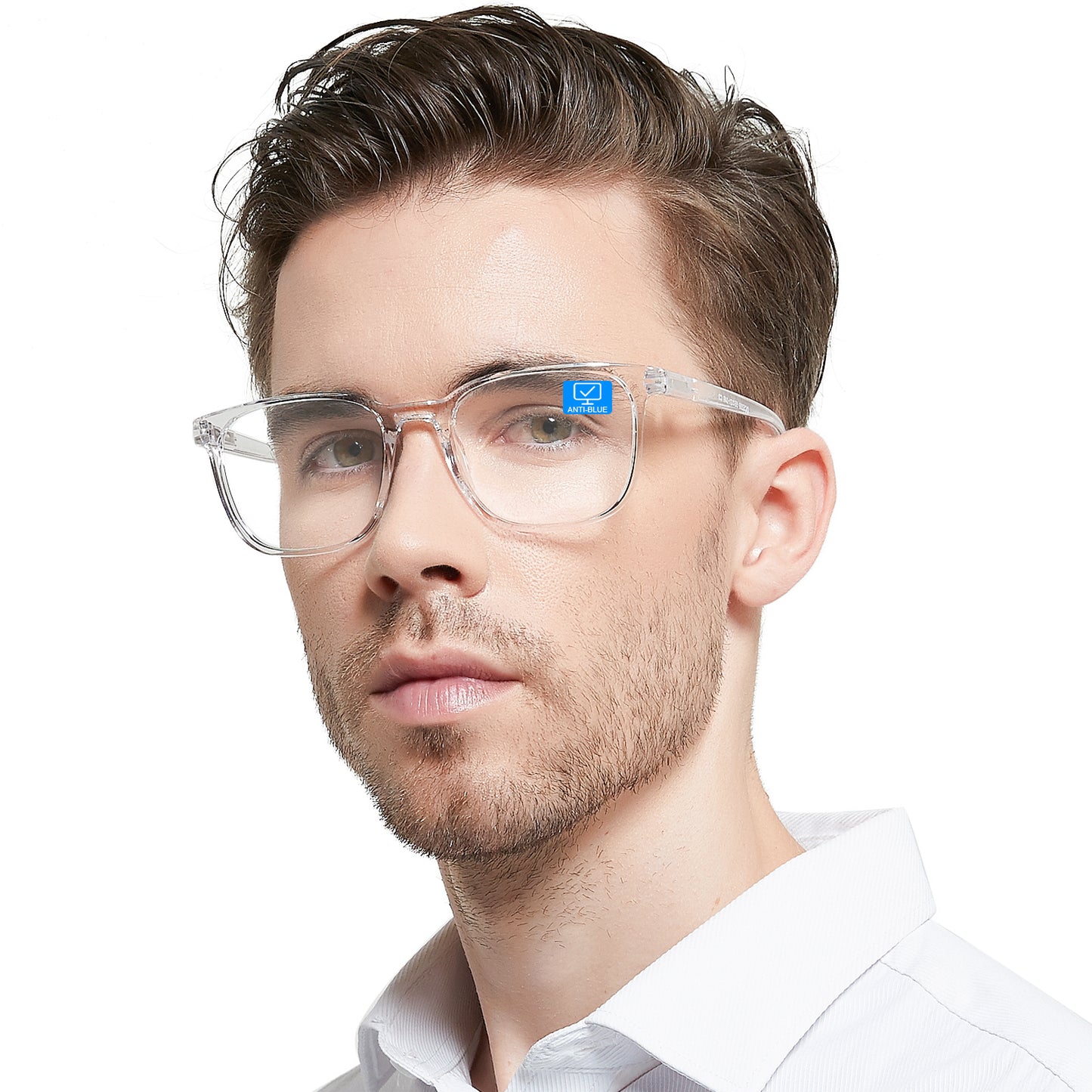 OCCI CHIARI Blue Light Blocking Reading Glasses for Men XL Comfort Readers Abl5209