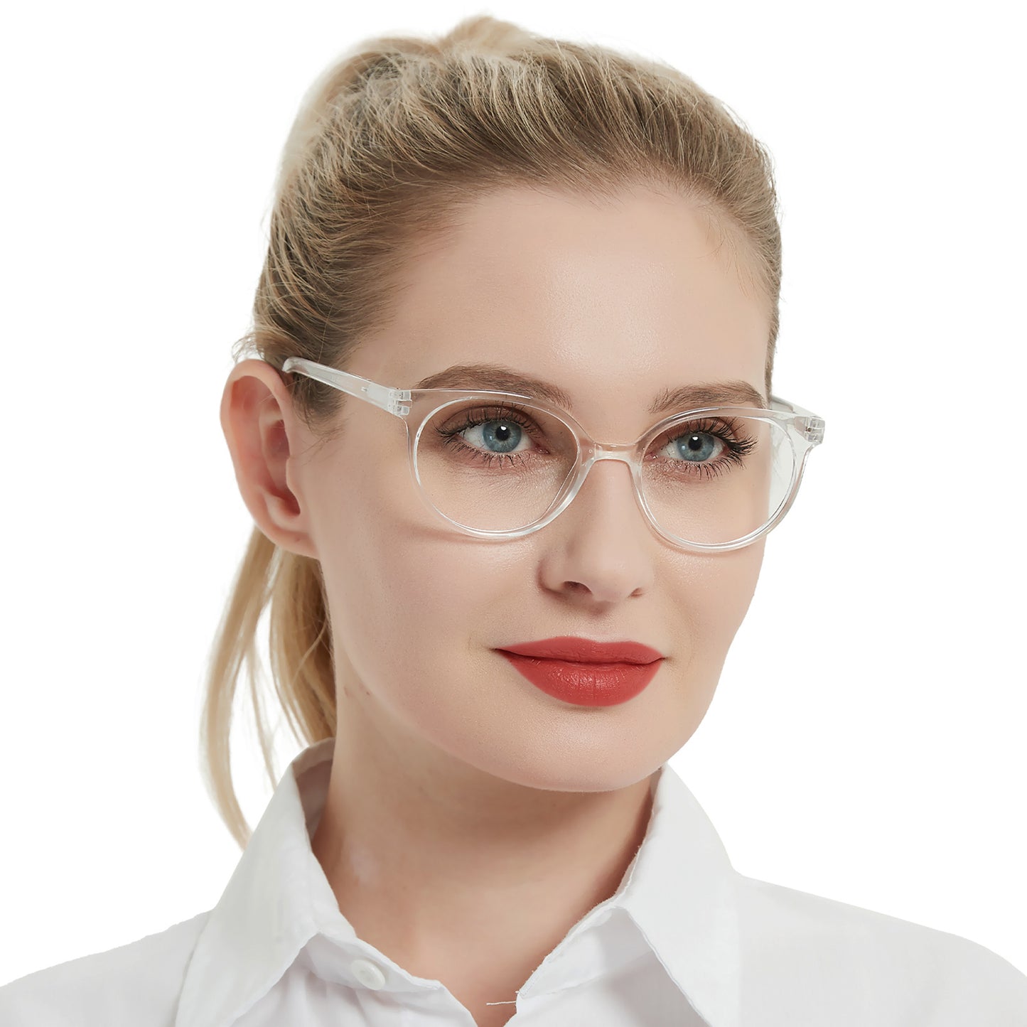 OCCI CHIARI Blue Light Filter Reading Glasses Power Anti Glare Readers for Women ABL5017
