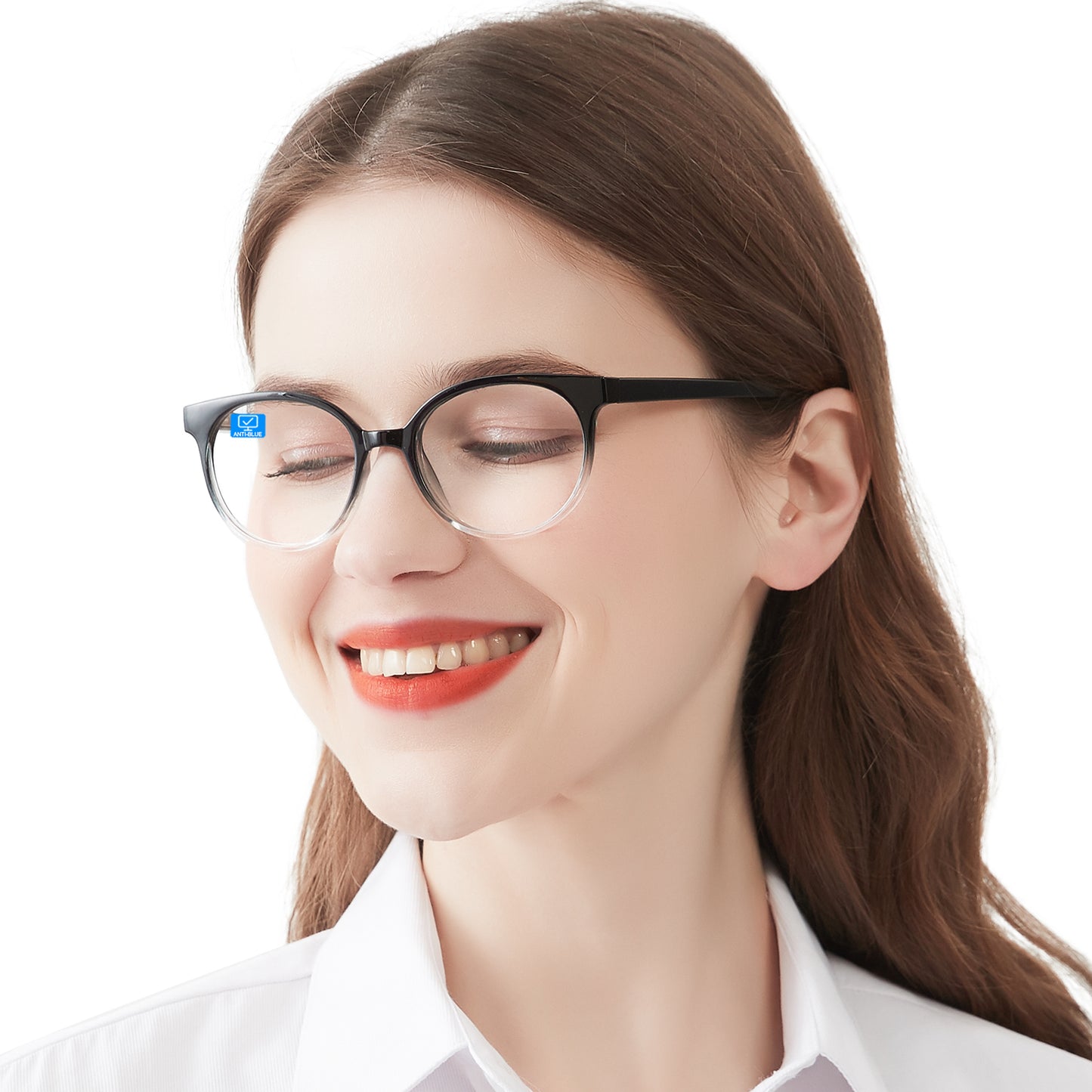 OCCI CHIARI Blue Light Filter Reading Glasses Power Anti Glare Readers for Women ABL5017