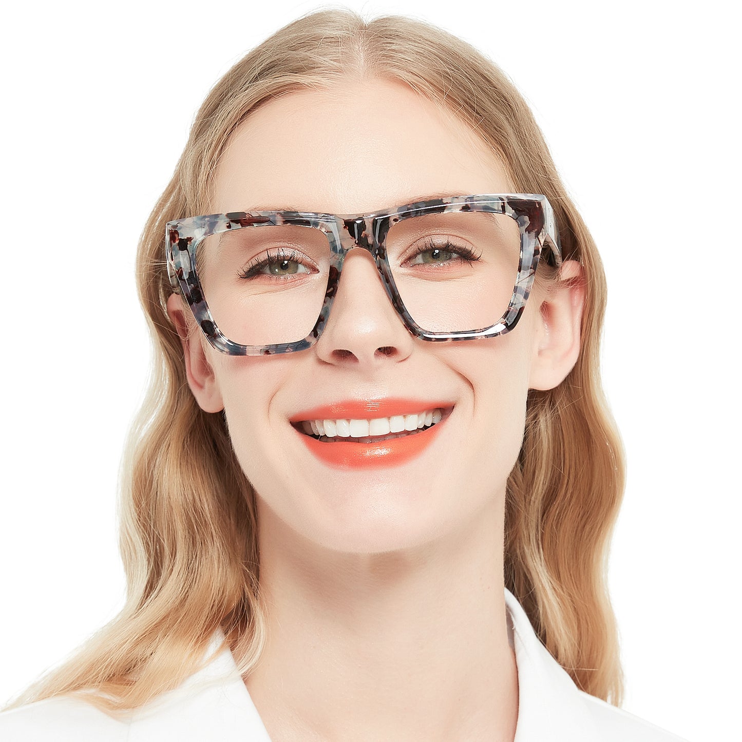 OCCI CHIARI Big Square Reading Glasses Women Comfortable Readers OC5254
