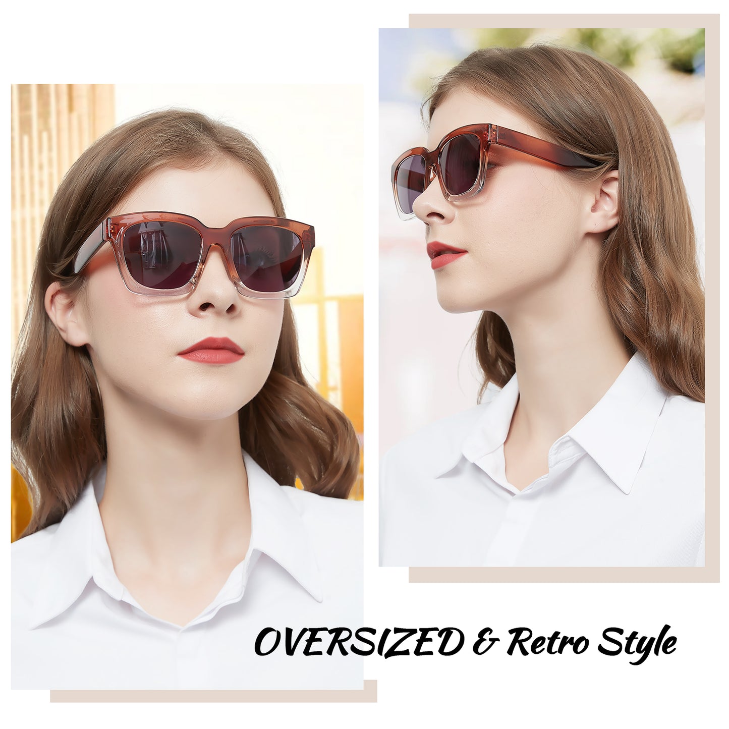 OCCI CHIARI Large Reading Glasses Women Retro Reader OC5111SR