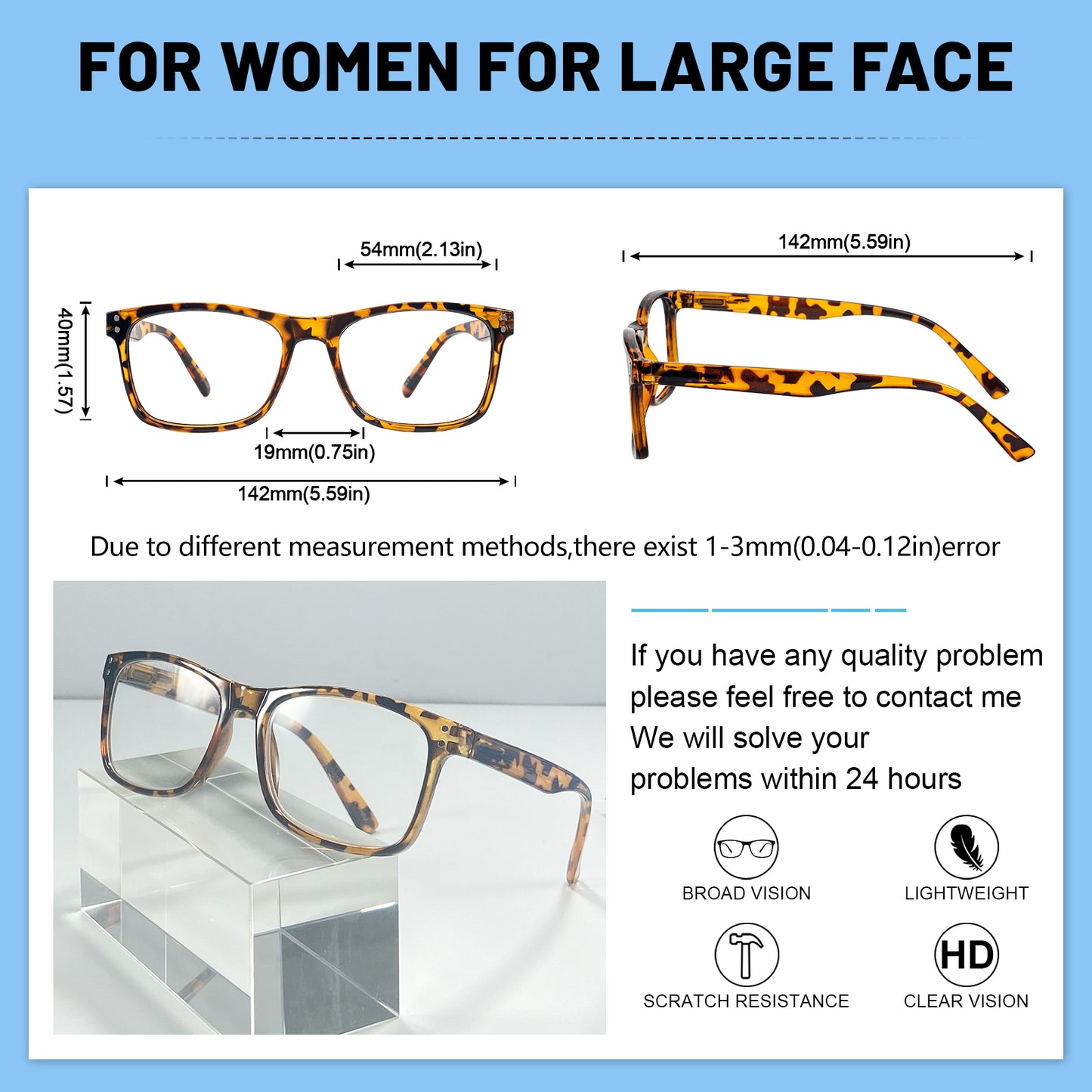 OCCI CHIARI Reading Glasses Men Fashion Rectangle Readers OC5226