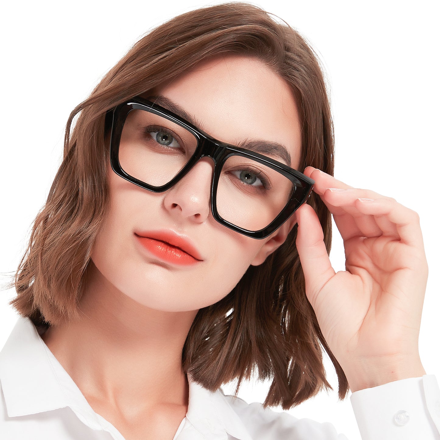 OCCI CHIARI Big Square Reading Glasses Women Comfortable Readers OC5254