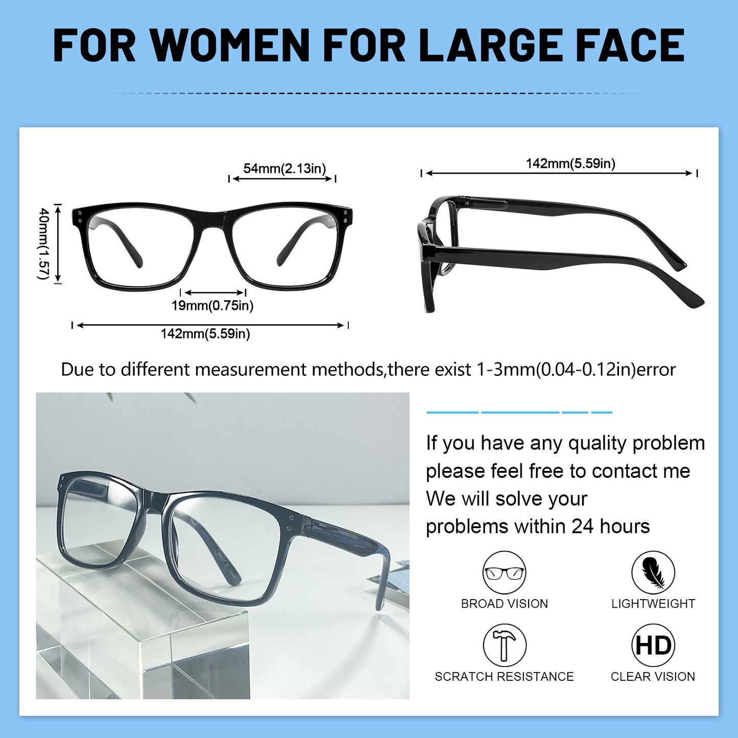 OCCI CHIARI Reading Glasses Men Fashion Rectangle Readers OC5226