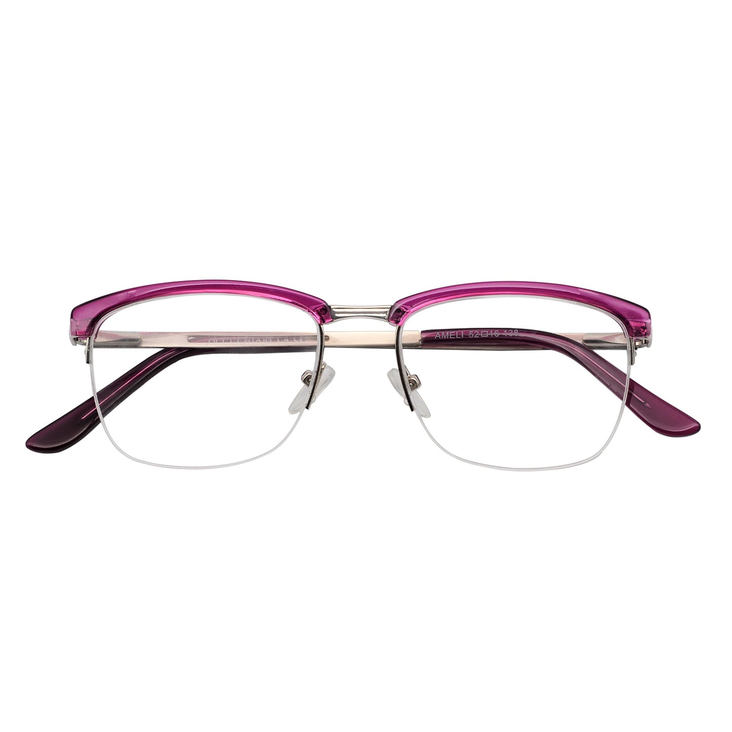 Women Half-rim frame Optical Frame Prescription Frame