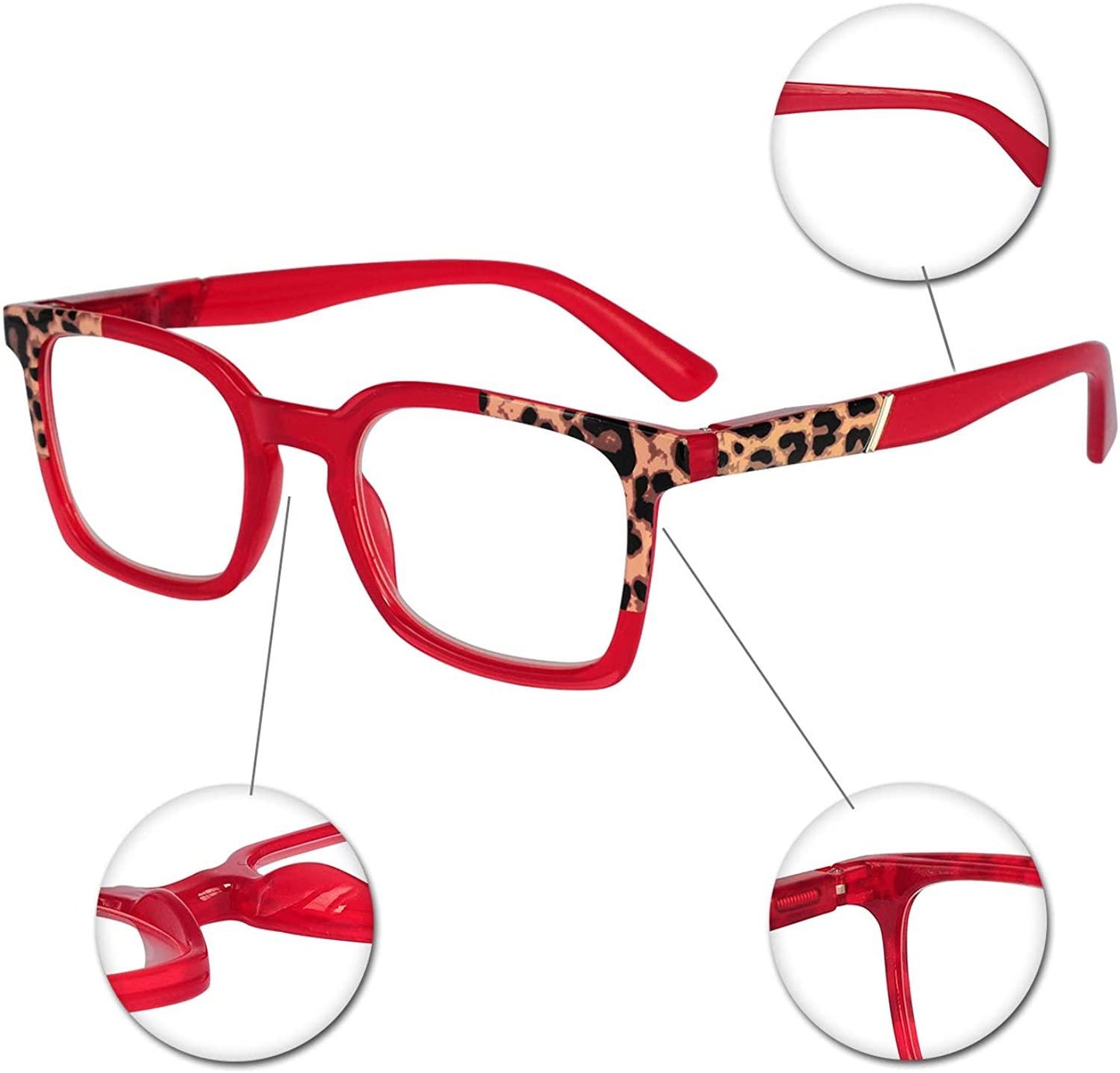 OCCI CHIARI Fashion Reading Glasses Reader Eyewear with Spring Hinge - Occichiari