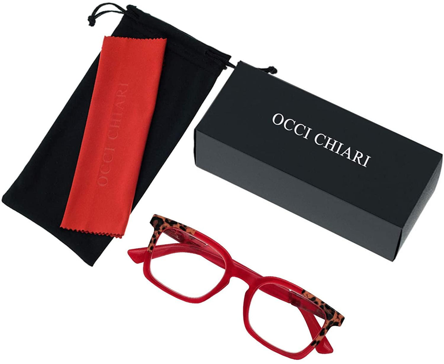 OCCI CHIARI Fashion Reading Glasses Reader Eyewear with Spring Hinge - Occichiari