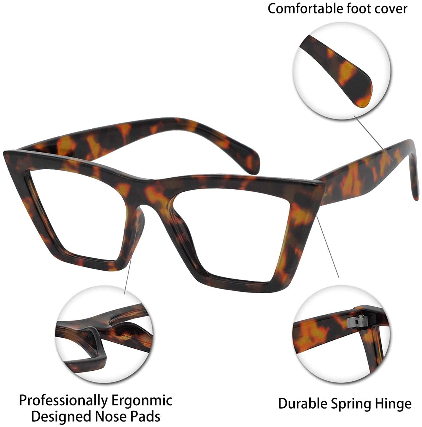 Reading Glasses for Women Cat Eye Fashion Reader