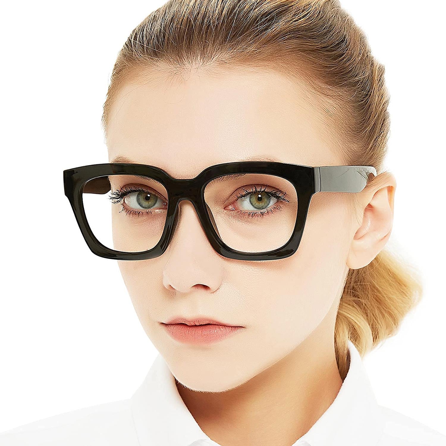 Fashion Square Oversized Glasses Frames Women Luxury Brand
