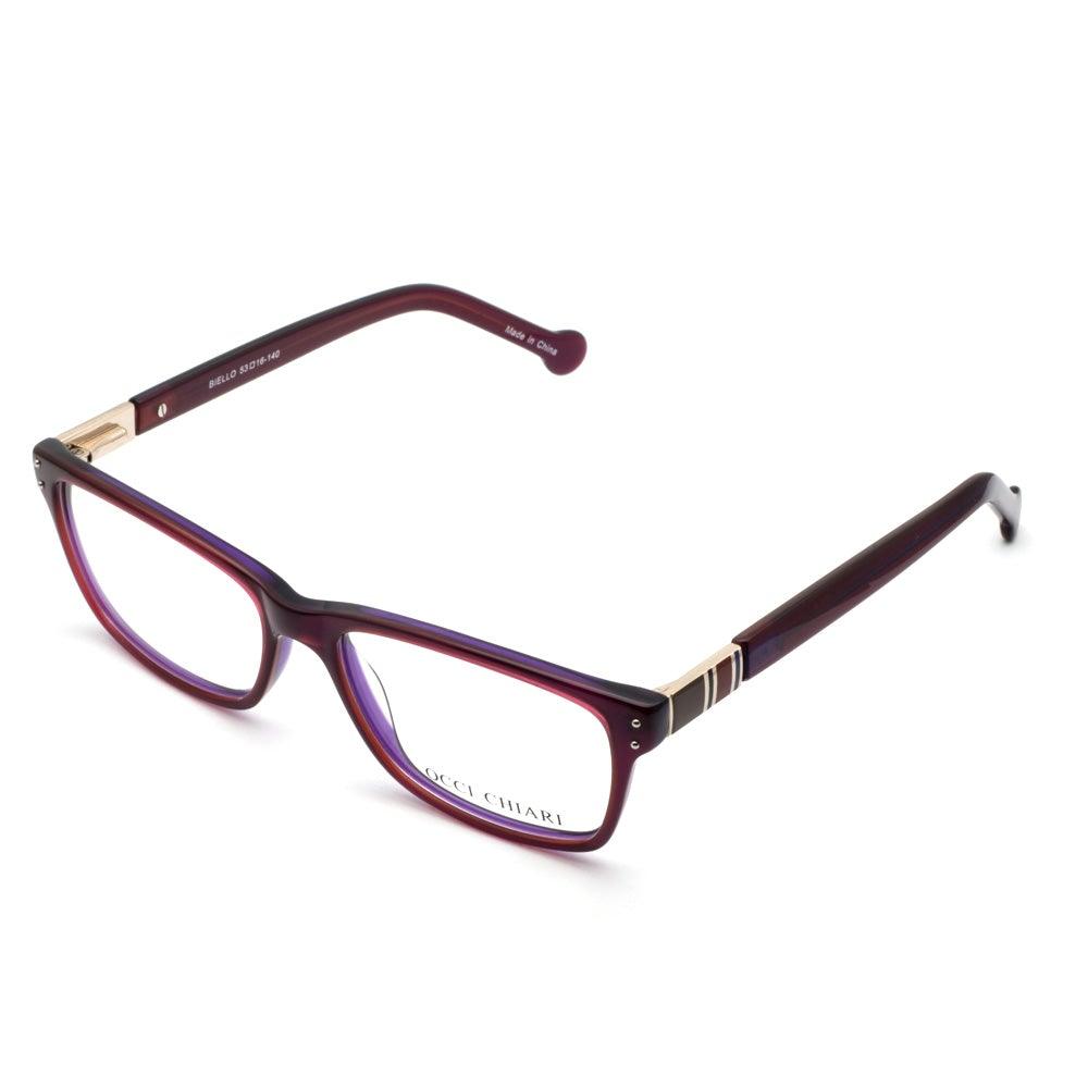 Fashion Women's Rectangle Acetate Optical Frame Prescription frame CASO - Occichiari
