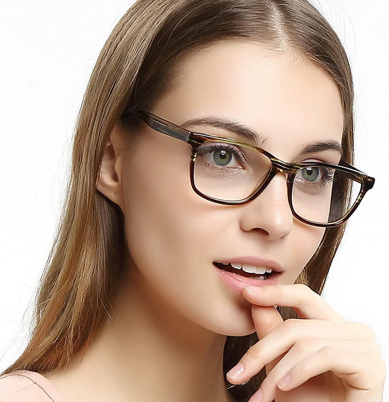 Blue Light Blocking Eyeglasses Frame Computer Glasses Optical Clear Eyewear - Occichiari