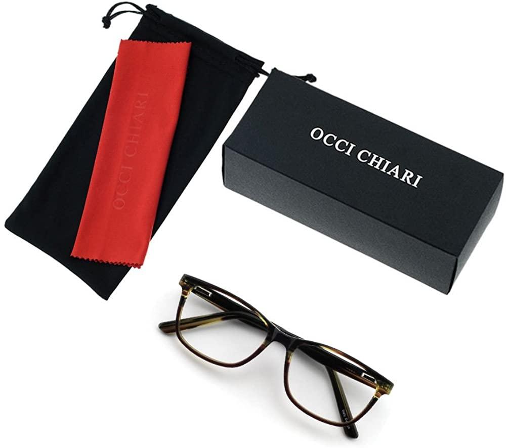 Blue Light Blocking Eyeglasses Frame Computer Glasses Optical Clear Eyewear - Occichiari