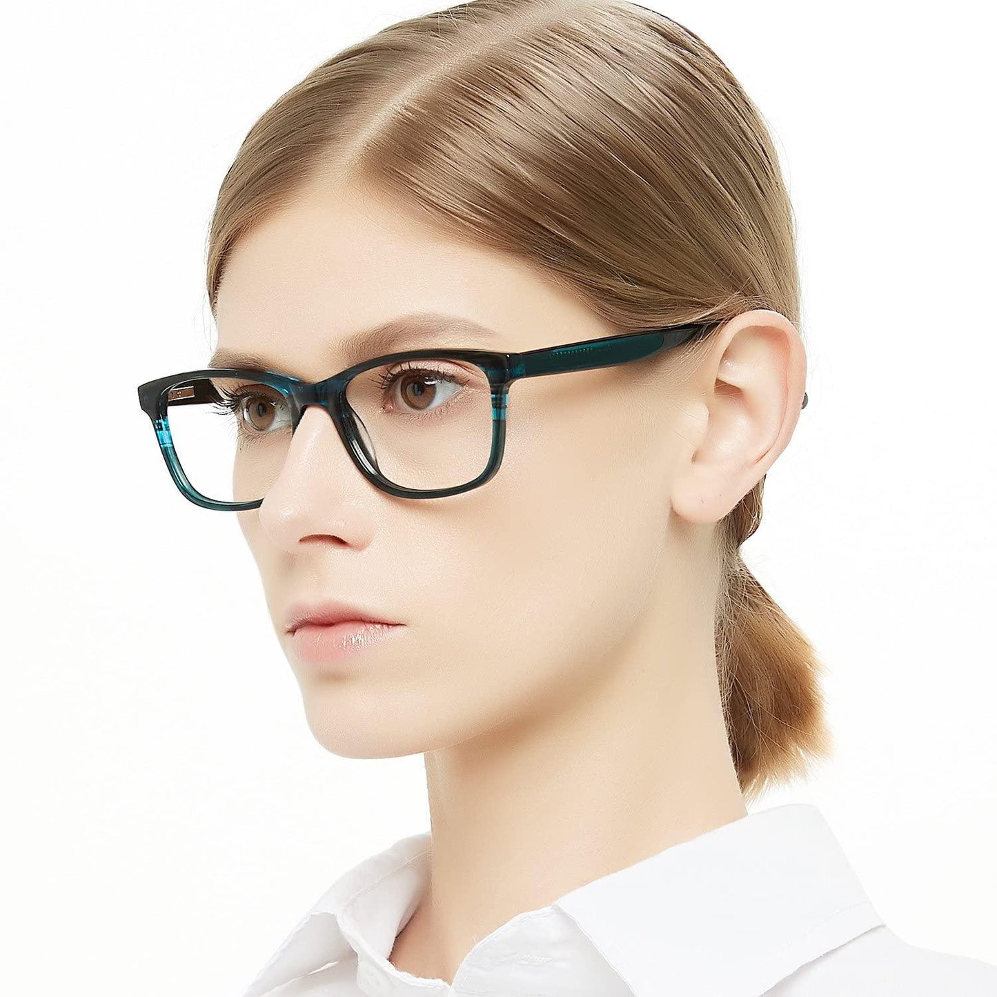 Blue Light Blocking Eyeglasses Frame Computer Glasses Optical Clear Eyewear - Occichiari