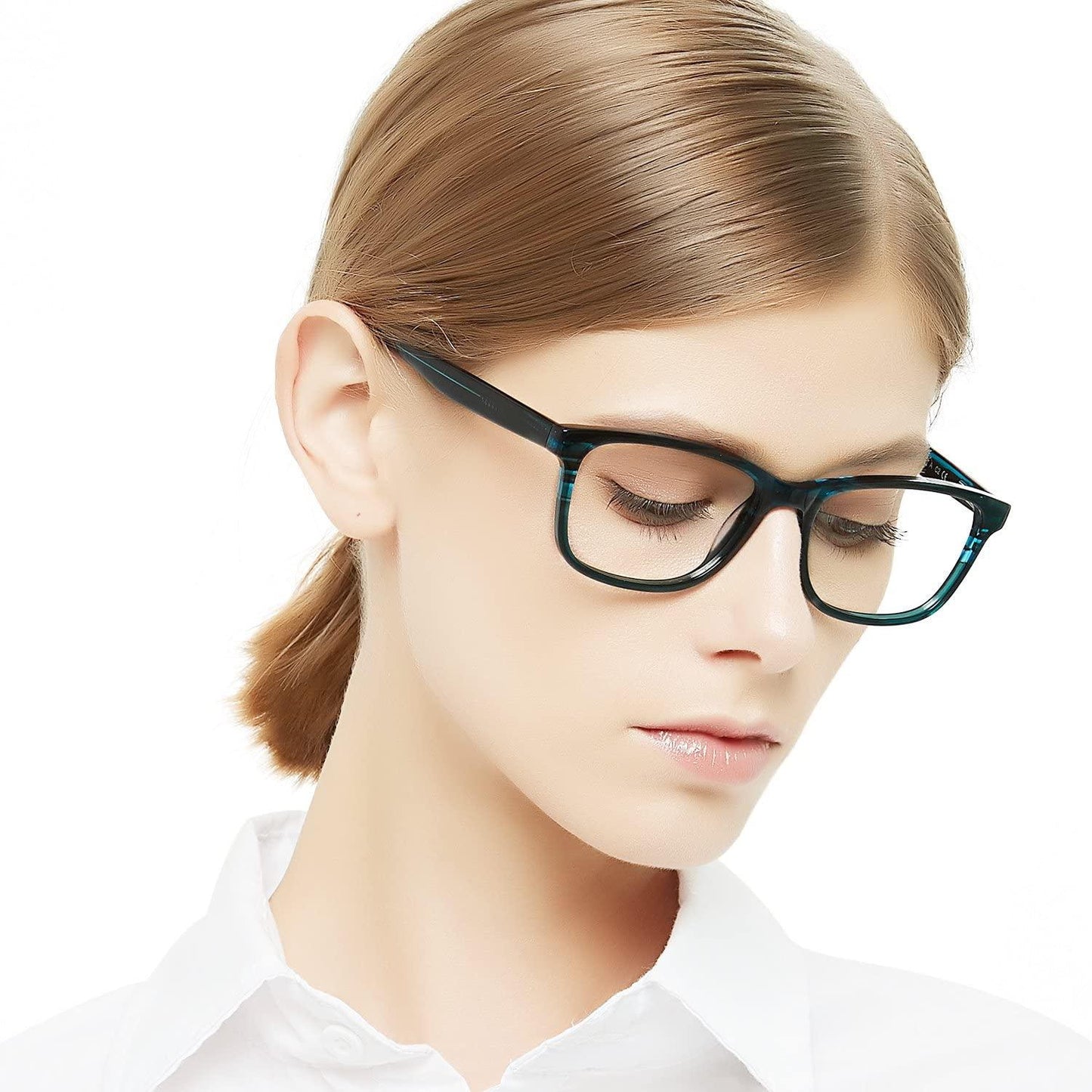 Blue Light Blocking Eyeglasses Frame Computer Glasses Optical Clear Eyewear - Occichiari