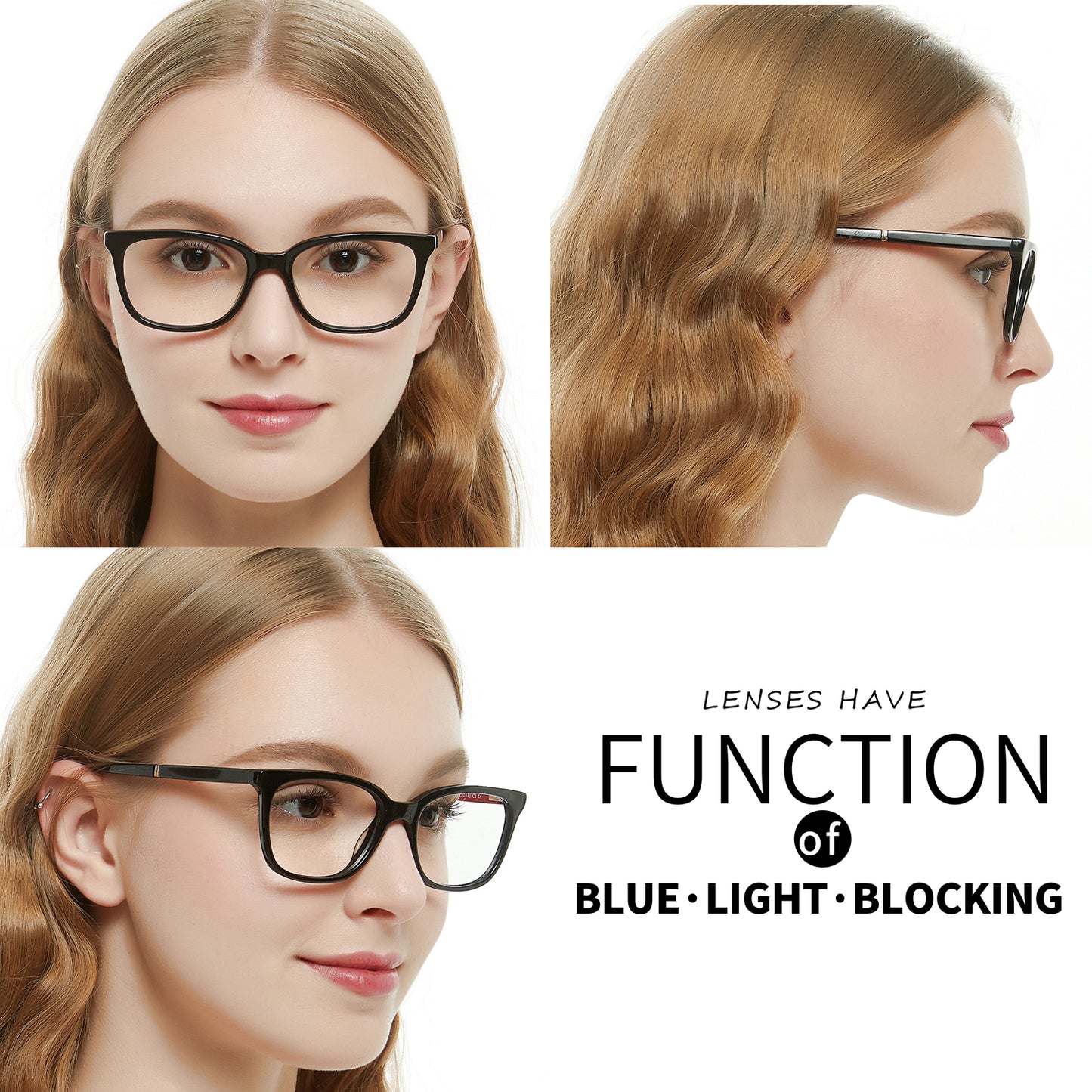 Women Rectangle optical Frame For Oval Face