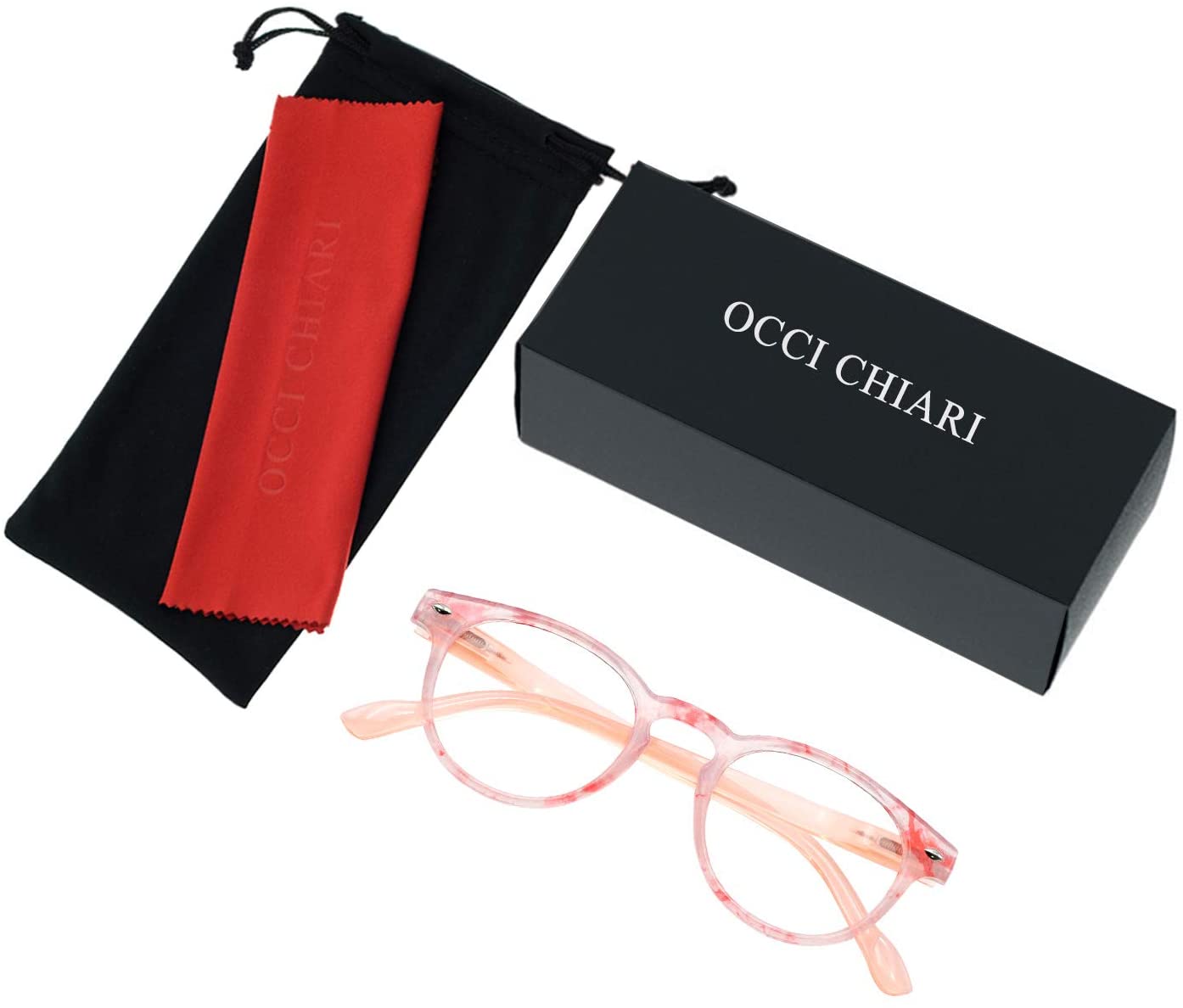 OCCI CHIARI Lightweight Designer Round Stylish Reading Glasses For Women