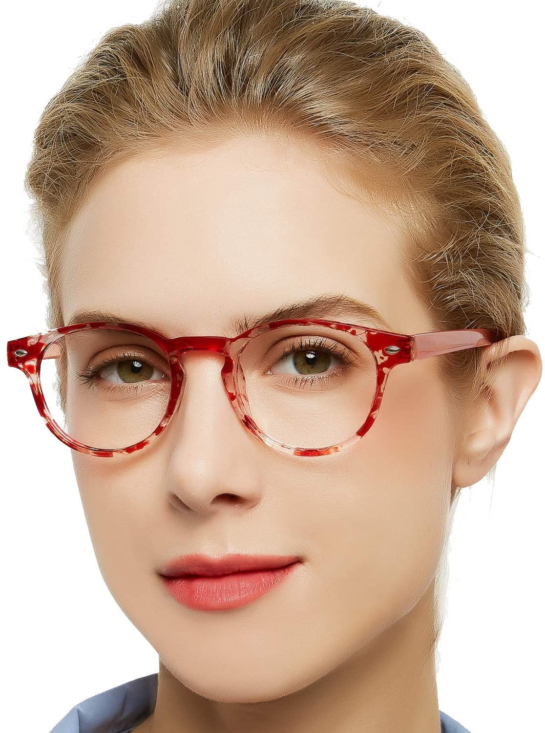 OCCI CHIARI Lightweight Designer Round Stylish Reading Glasses For Women OC5006