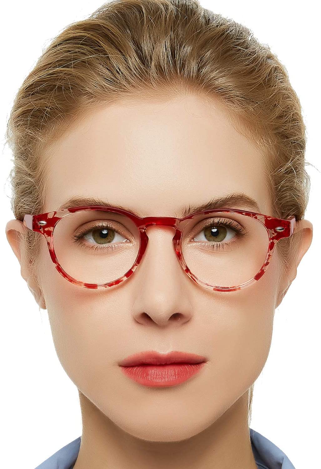 OCCI CHIARI Lightweight Designer Round Stylish Reading Glasses For Women OC5006