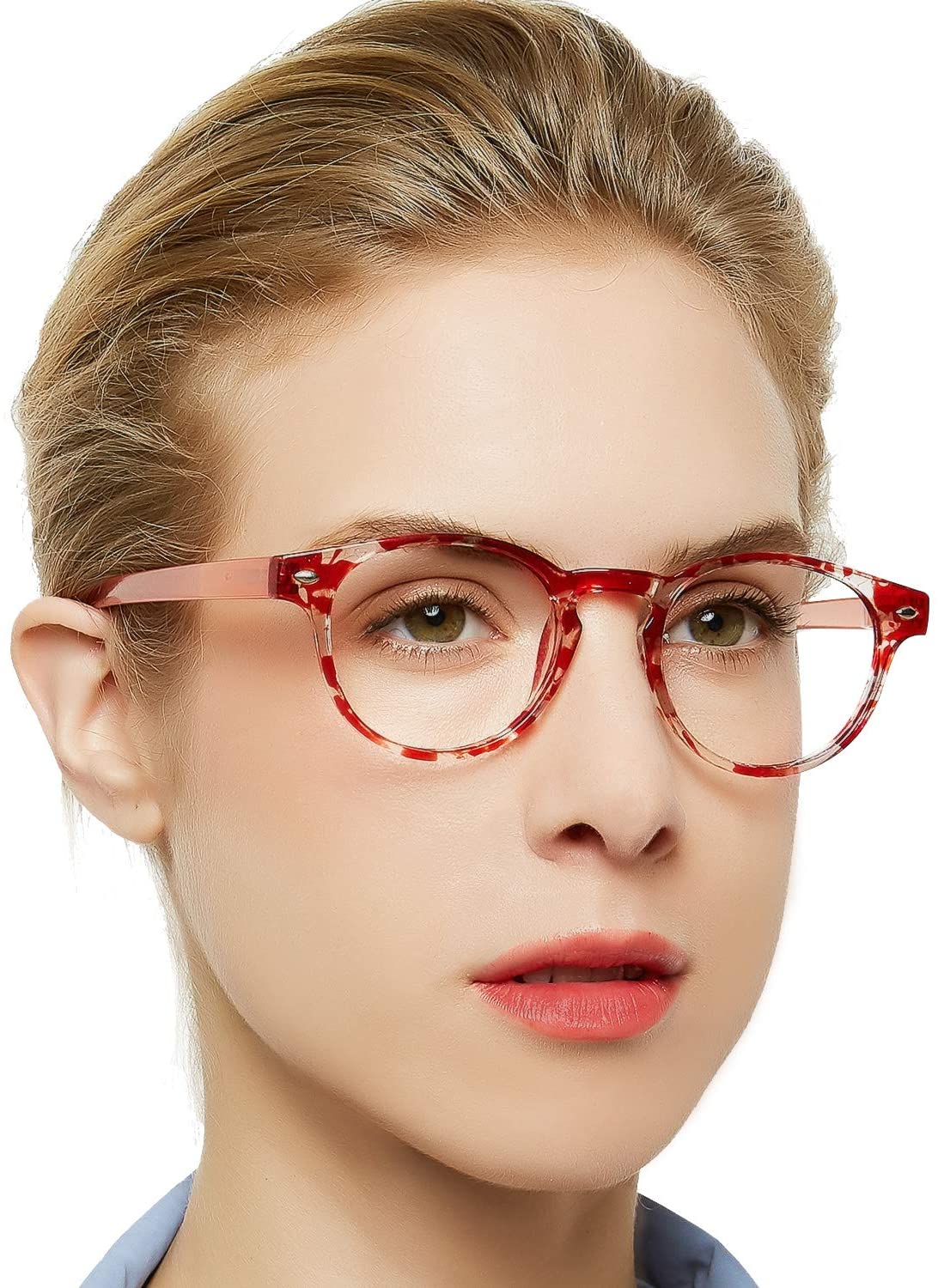 OCCI CHIARI Lightweight Designer Round Stylish Reading Glasses For Women OC5006