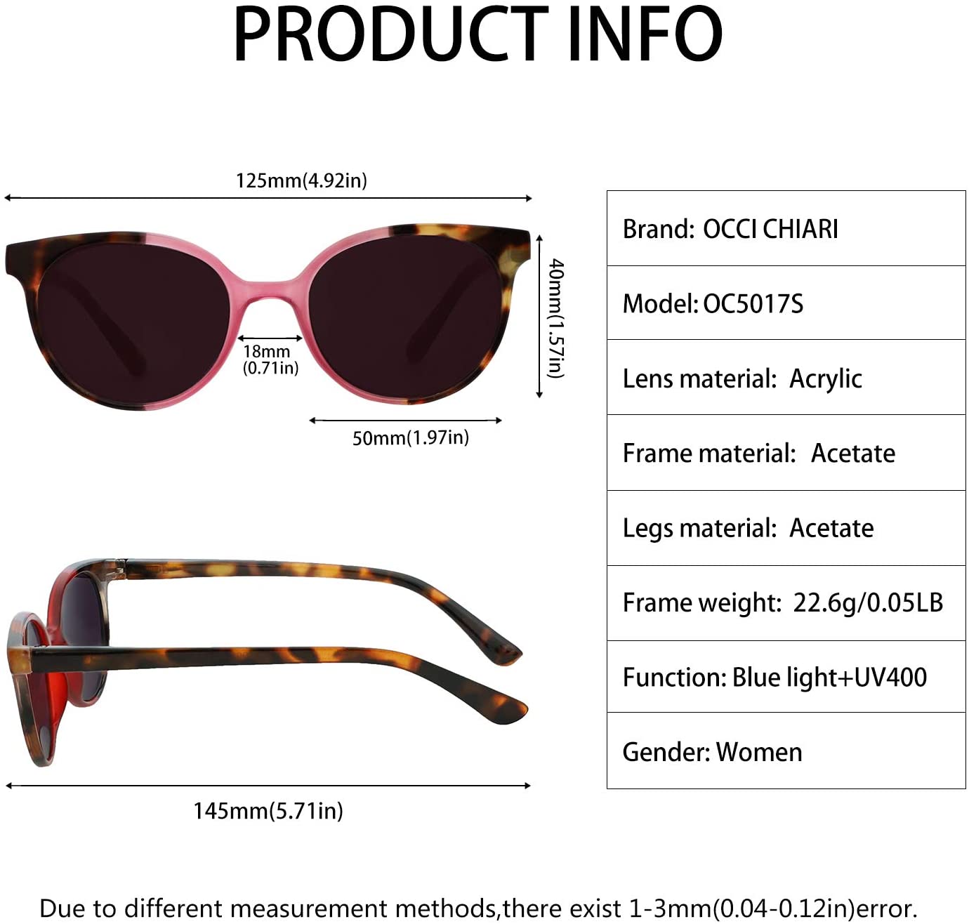 Reading Sunglasses Women UV Protection Outdoor Reader Glasses 0.5-4.0
