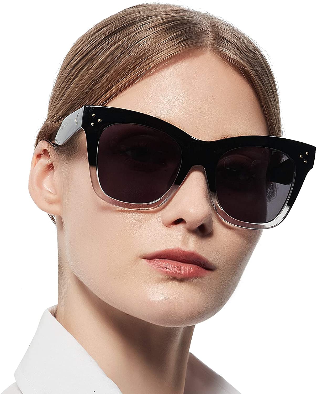 OCCI CHIARI Oversized Reader Sunglasses for Women Reading Sunglasses