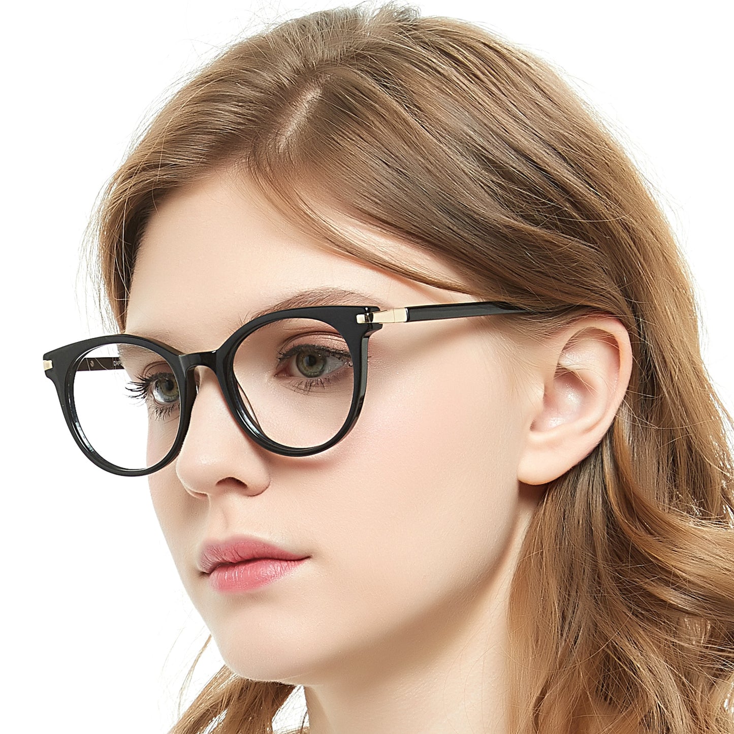 Women Oval Fashion Eyeglasses Frame Stylish Frame