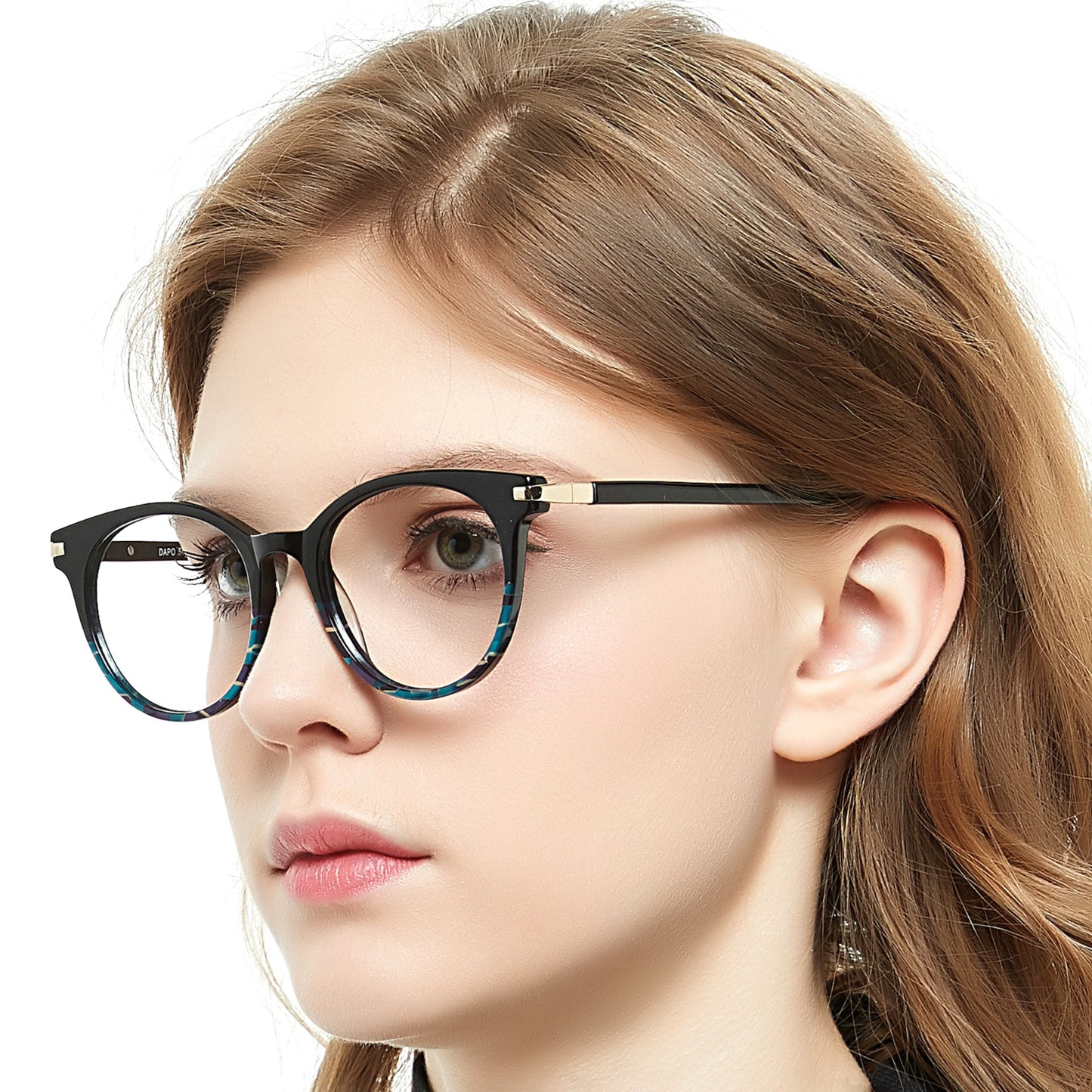 Women Oval Fashion Eyeglasses Frame Stylish Frame