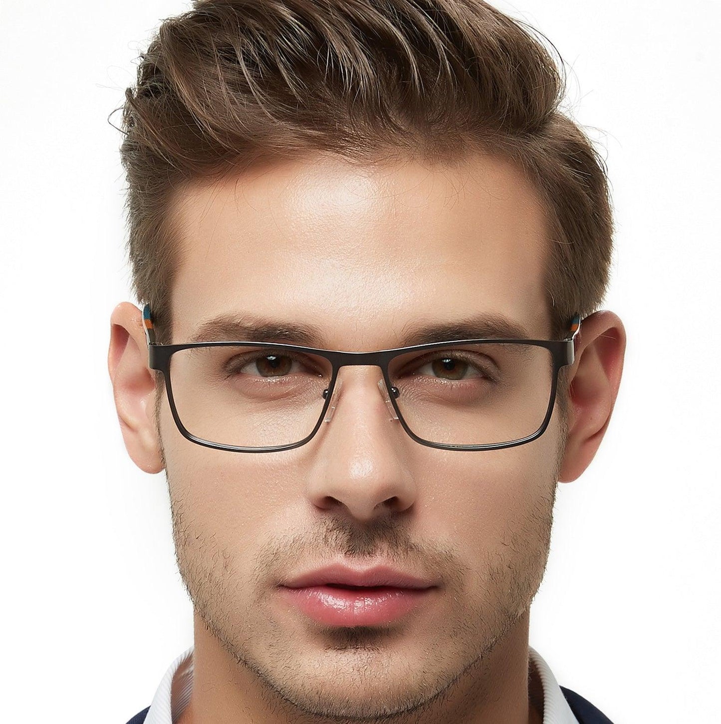 Men's Rectangle Acetate Optical Frame Prescription frame BICO - Occichiari