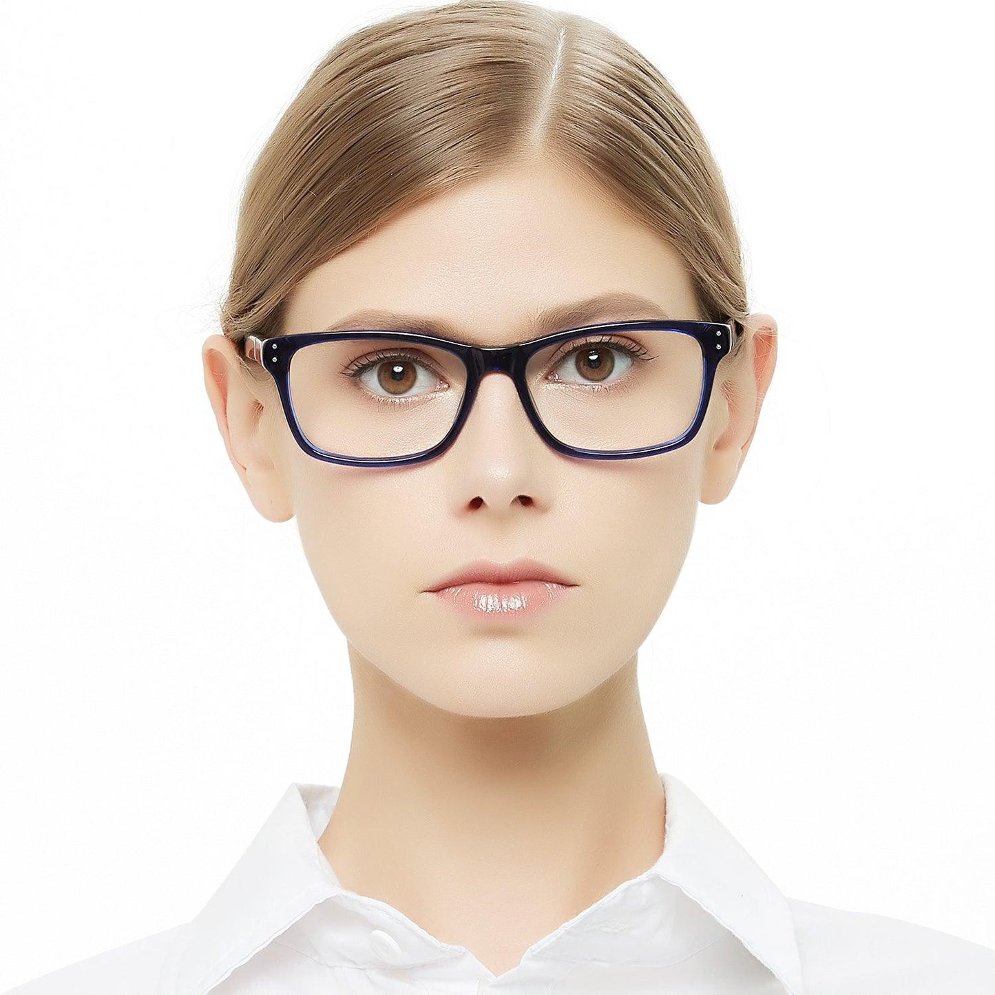 Fashion Women's Rectangle Acetate Optical Frame Prescription frame CASO - Occichiari