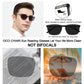 OCCI CHIARI Reading Sunglasses for Men Wide Sun Glasses Readers Outdoor UV400(1.0 1.25 1.5 1.75 2.0 2.25 2.5 2.75 3.0 3.5)