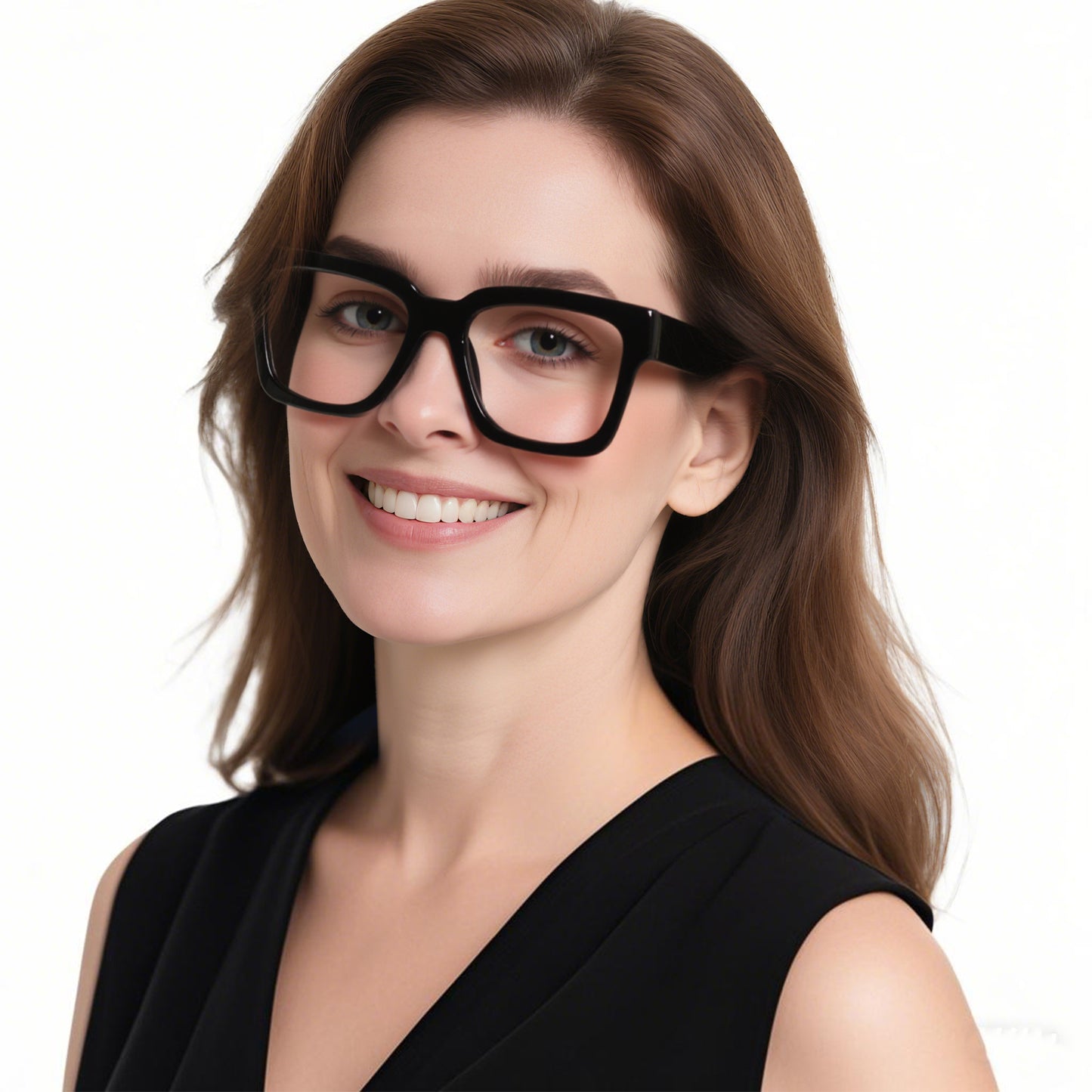 OCCI CHIARI Large Frame Reading Glasses for Women Retro Square Readers OC5078