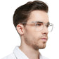 OCCI CHIARI XL Reading Glasses Men Large head Comfortable Readers OC5209