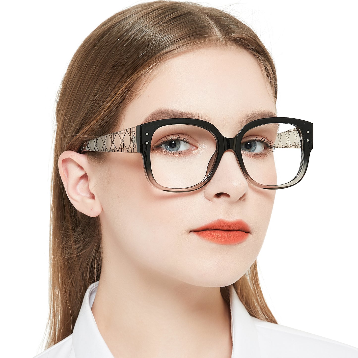 OCCI CHIARI Thick Oversized Reading Glasses Women Trendy Readers Thic Style OC5085