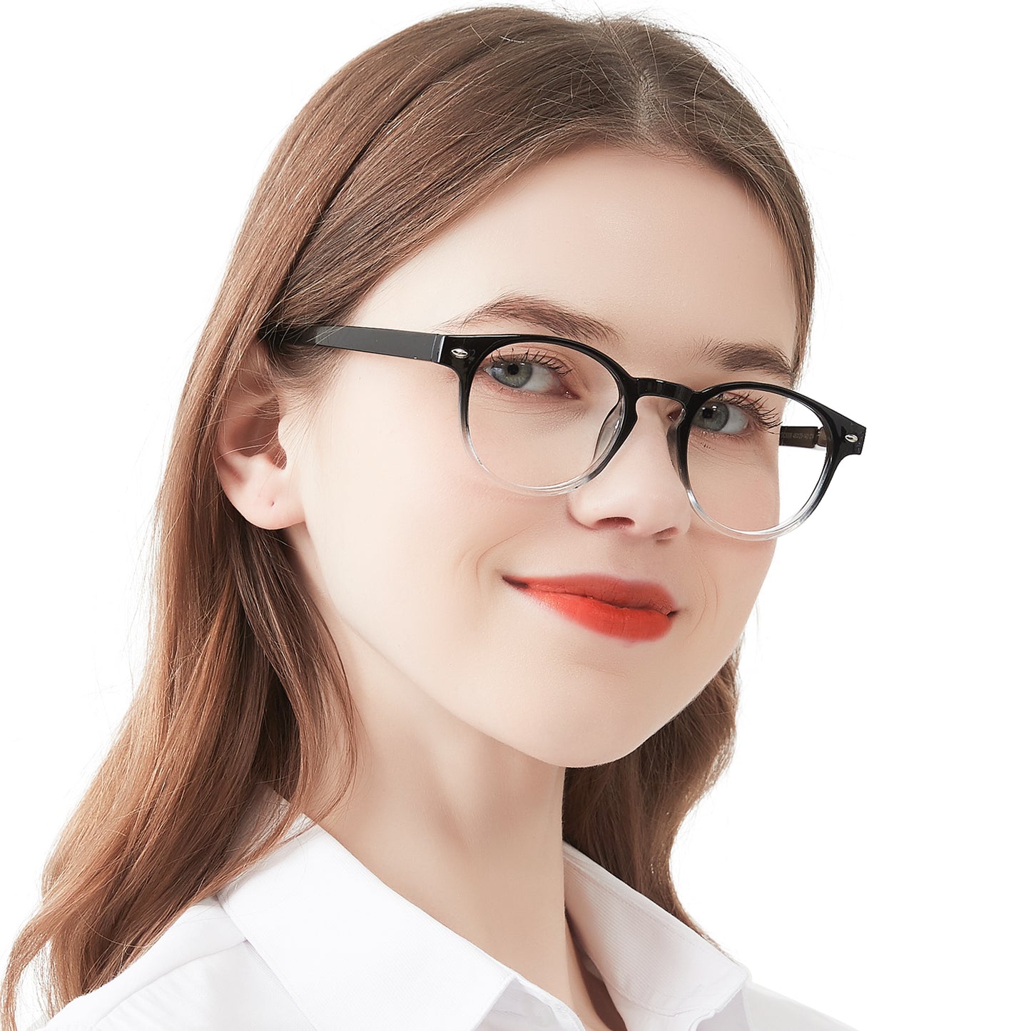 OCCI CHIARI Ladies Reading Glasses for Round Women 1.0+ Spring hinge Comfort Readers(1.0 1.25 1.5 1.75 2.0 2.25 2.5 2.75 3.0 3.5 4.0 5.0 6.0)