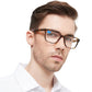 OCCI CHIARI Blue Blocker Reading glasses Men Fashion Black Readers Abl5213