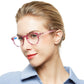 Computer Reading Glasses Blue Light Blocking Round Reader For Women