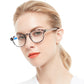 Computer Reading Glasses Blue Light Blocking Round Reader For Women