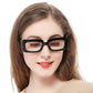 OCCI CHIARI Fashion Reading Glasses for Women Large Readers Heavy Duty Eyeglasses