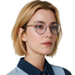 OCCI CHIARI Round Reading Glasses for Small Face Narrow Lightweight Readers OC5324