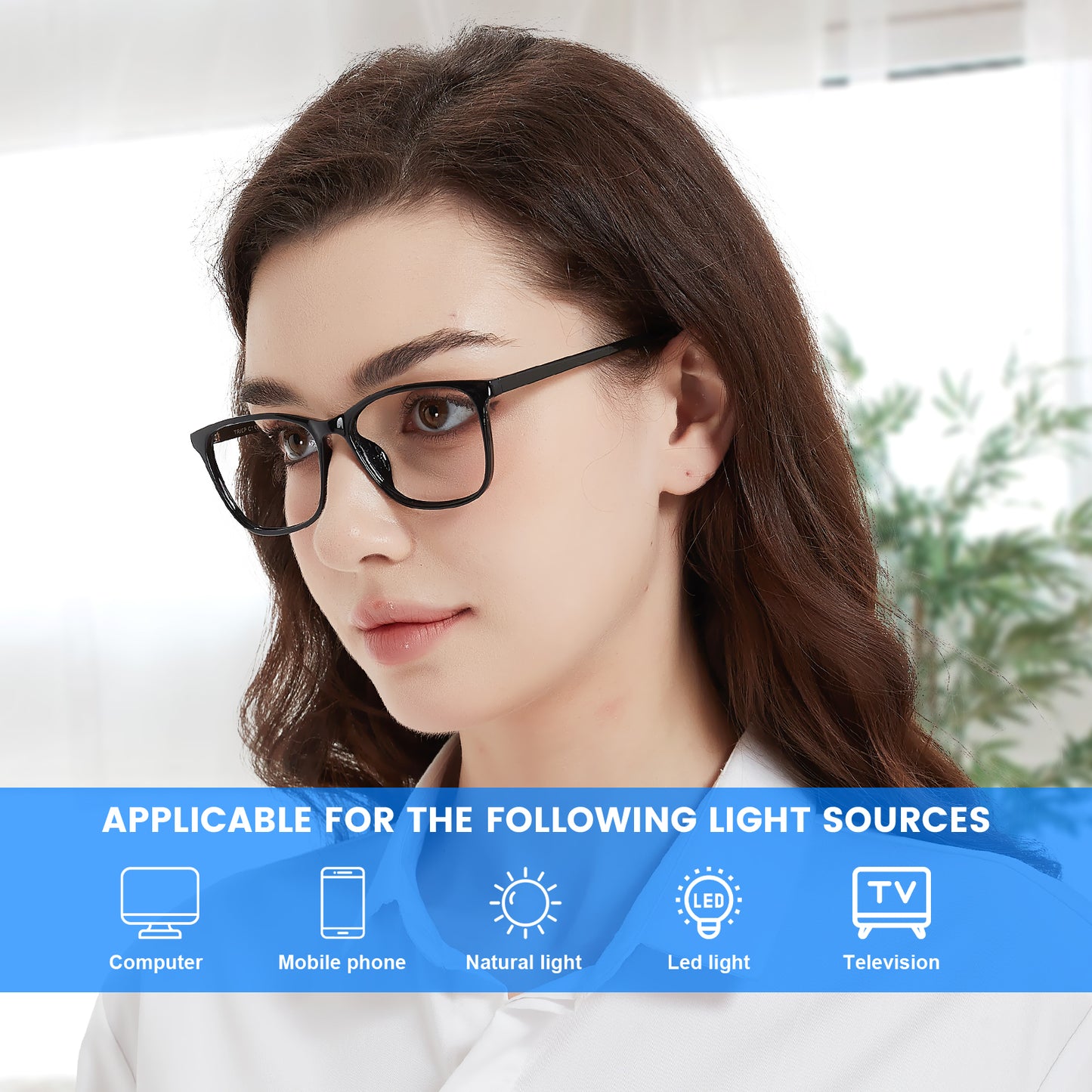 OCCI CHIARI Blue Light Glasses for Women Non Prescription Glasses Fashion Eyewear Full Rim Optical Frame 18224