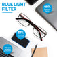 OCCI CHIARI Blue Light Glasses for Petite Women Men Non Prescription Glasses Metal Eyewear Full Rim Optical Frame  BONU