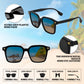 OCCI CHIARI Polarized Sunglasses for Women Vintage Oversized Sun Glasses UV400 Protection OC5072