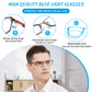 OCCI CHIARI Blue Light Glasses for Petite Women Men Non Prescription Glasses Metal Eyewear Full Rim Optical Frame  BONU