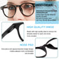 OCCI CHIARI Ladies Reading Glasses for Round Women 1.0+ Spring hinge Comfort Readers(1.0 1.25 1.5 1.75 2.0 2.25 2.5 2.75 3.0 3.5 4.0 5.0 6.0)