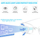 OCCI CHIARI Blue Light Blocking Reading Glasses for Men Titanium Frameless Readers Lightweight