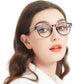 Computer Reading Glasses Blue Light Blocking Round Reader For Women